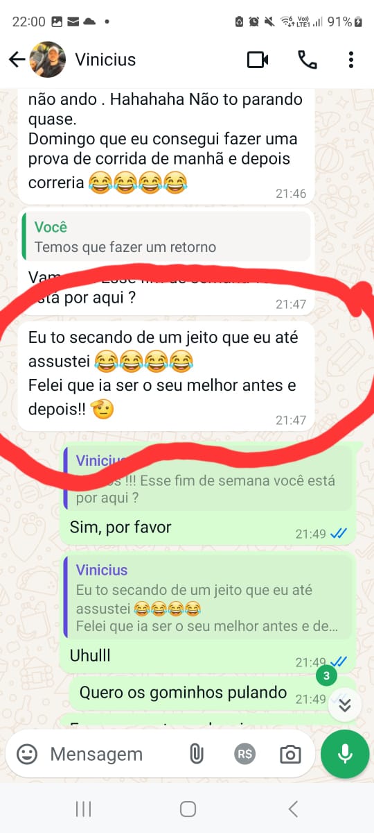 Print de depoimento 9
