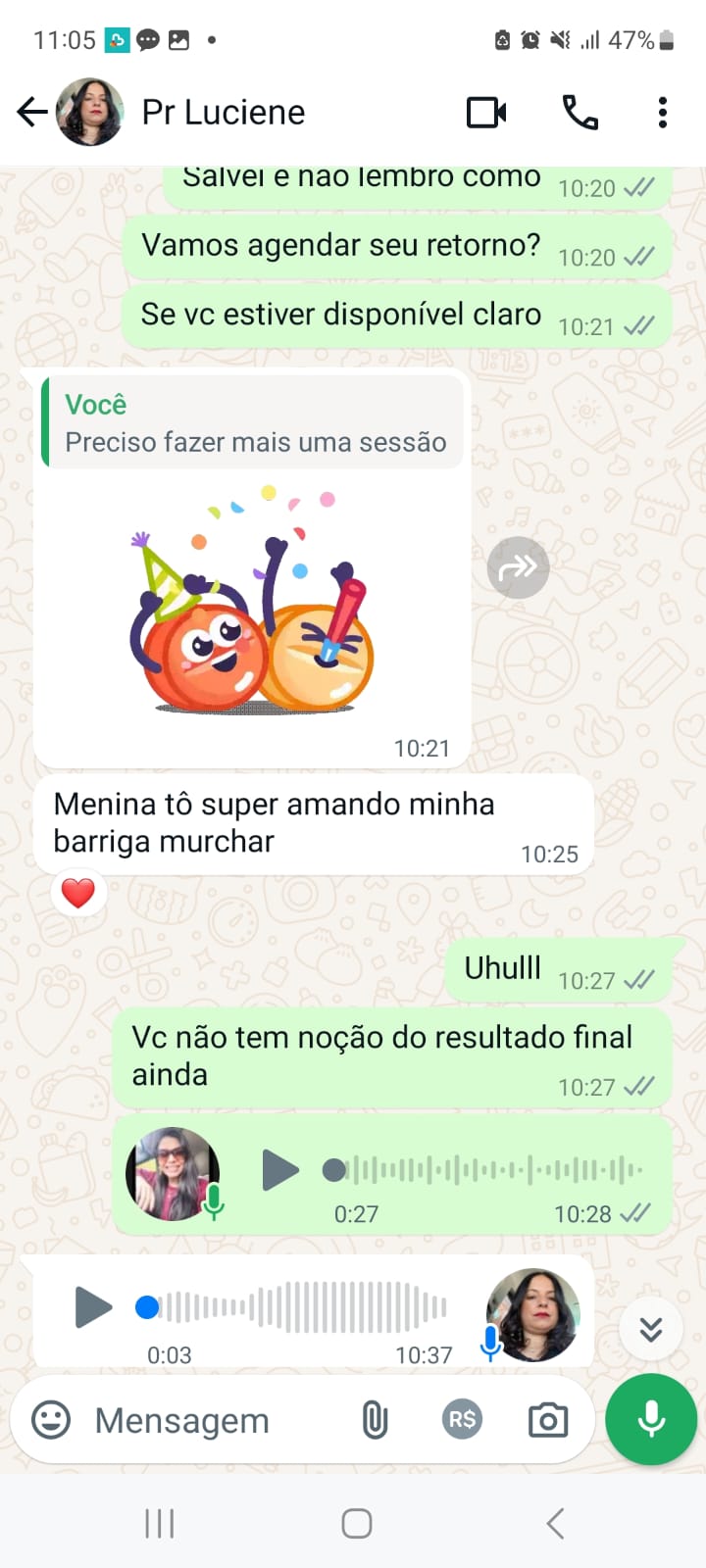 Print de depoimento 10
